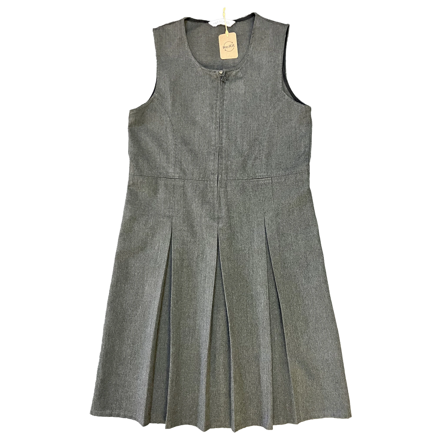 School Pleated Pinafore Dress