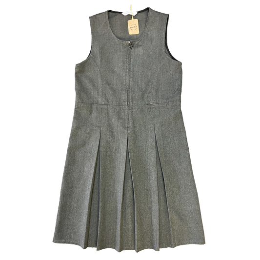 School Pleated Pinafore Dress