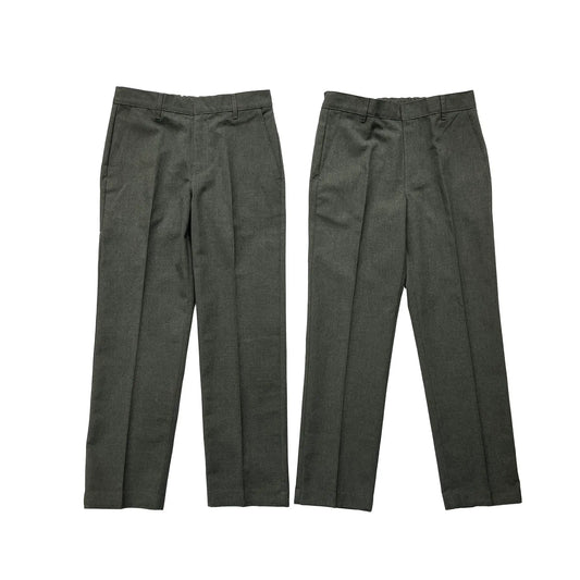 2pk Boys' Regular Leg School Trousers